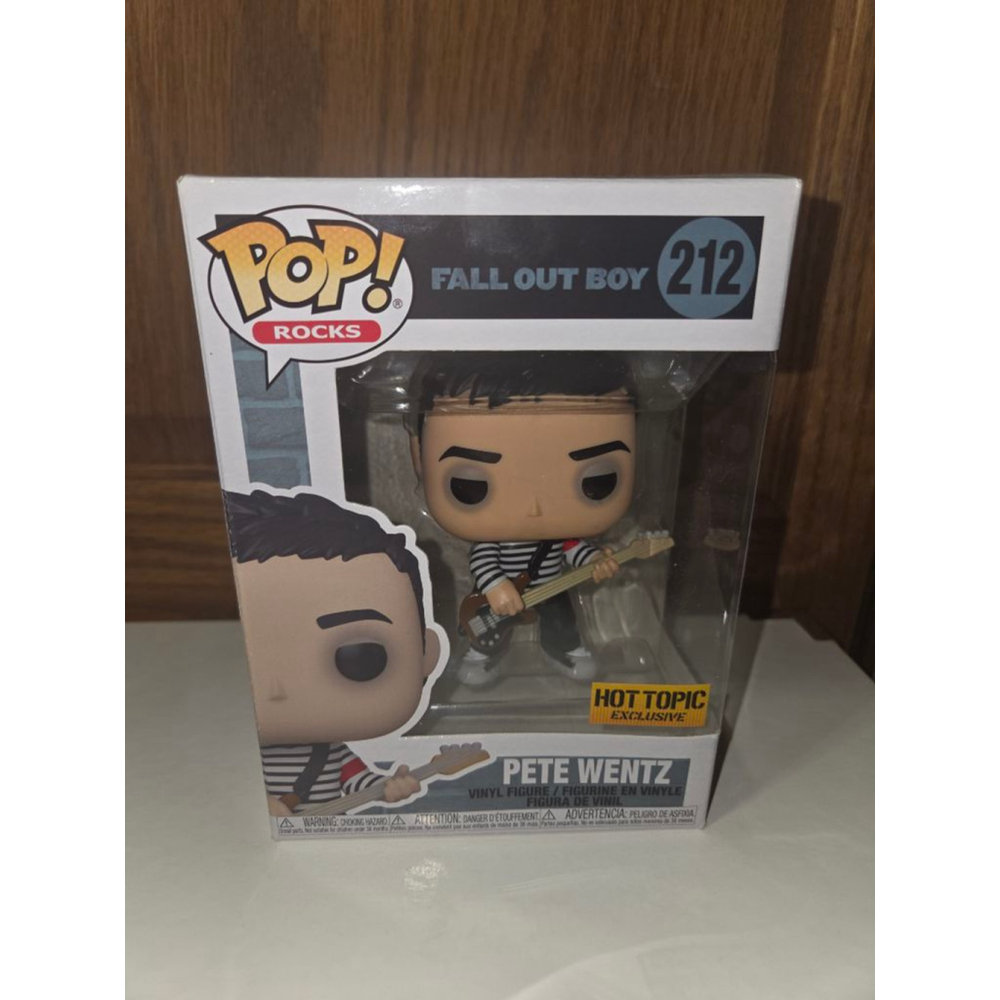 Funko Pop! Fallout Boy Pete Wentz with Guitar Toy Collectible
